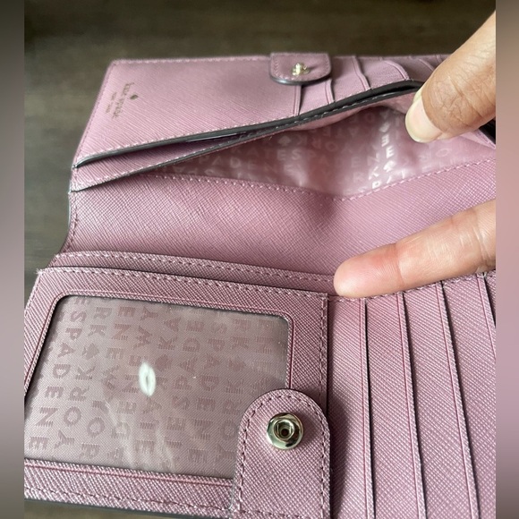 Kate Spade Stacy Laurel Way Au Naturel Medium Wallet - Picture 4 of 5